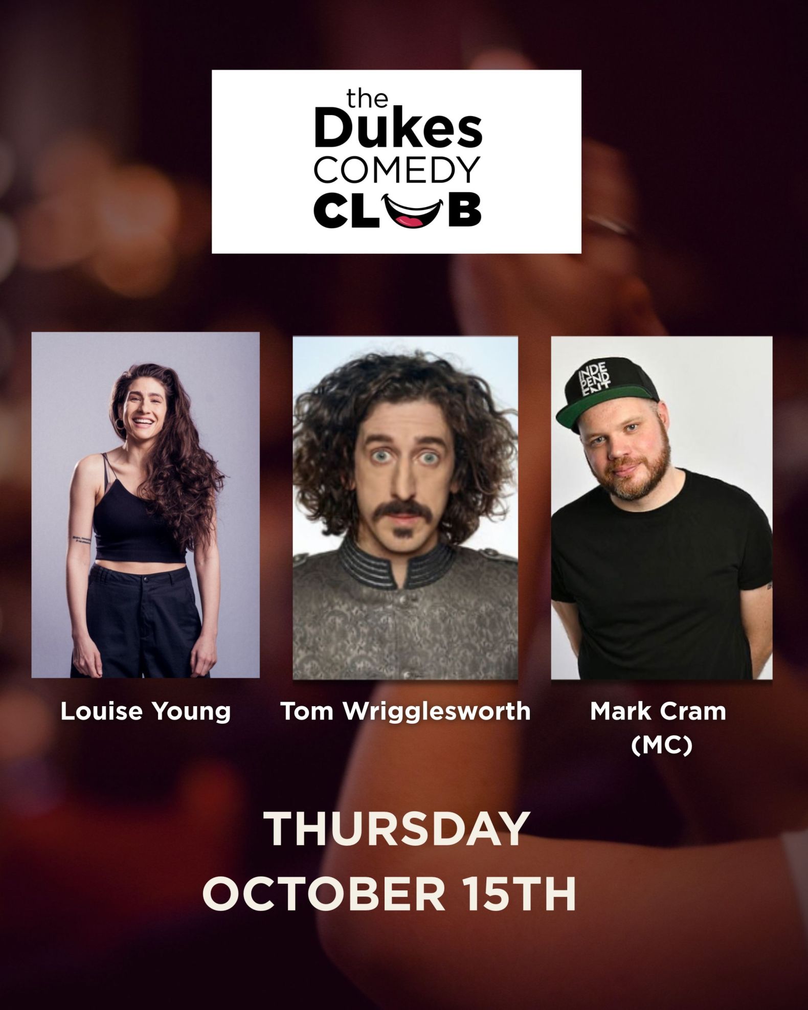 Louise Young, Tom Wrigglesworth, Mark Cram