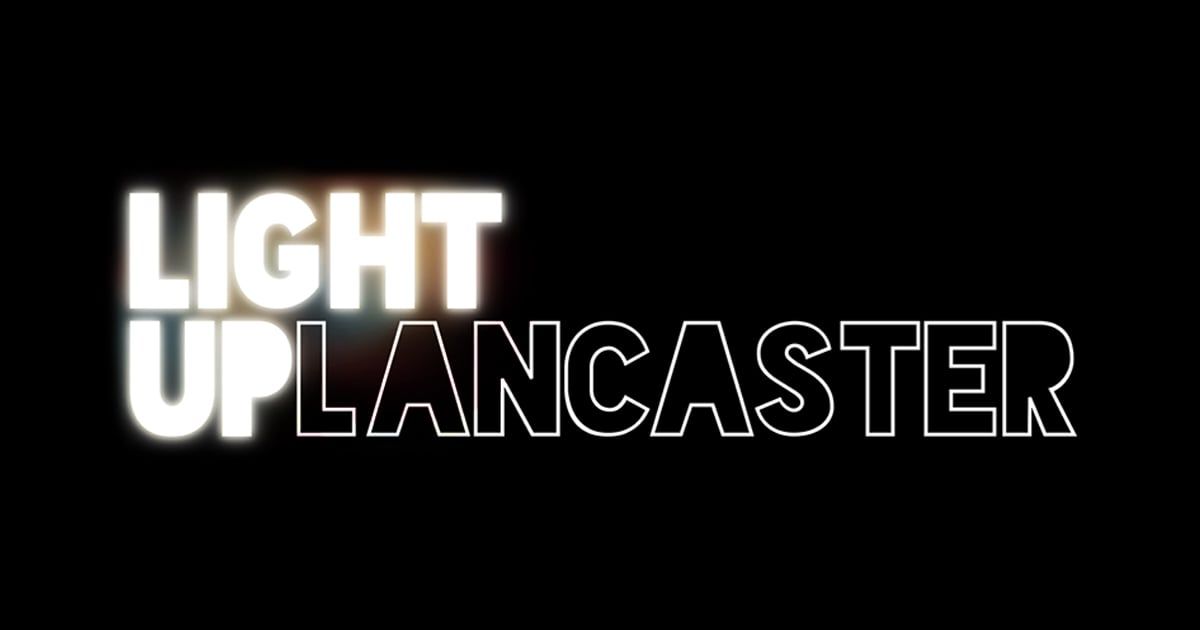 The Logo for Light Up Lancaster