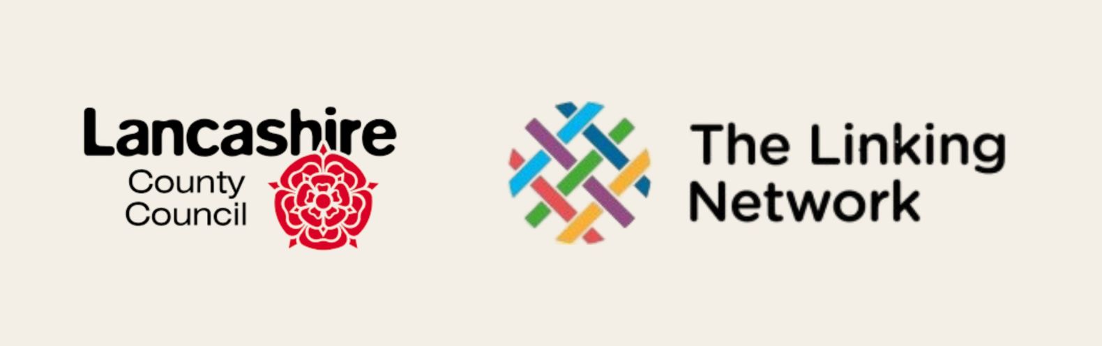 Lancashire County Council and The Linking Network logos