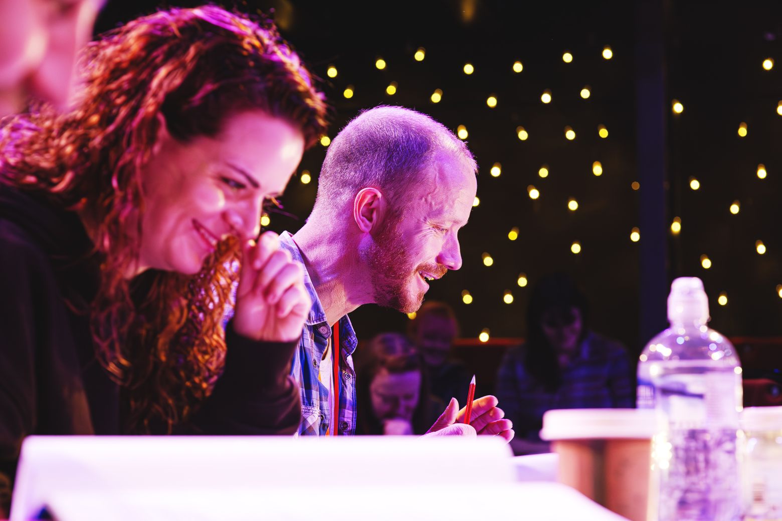 Gareth Cassidy reading lines