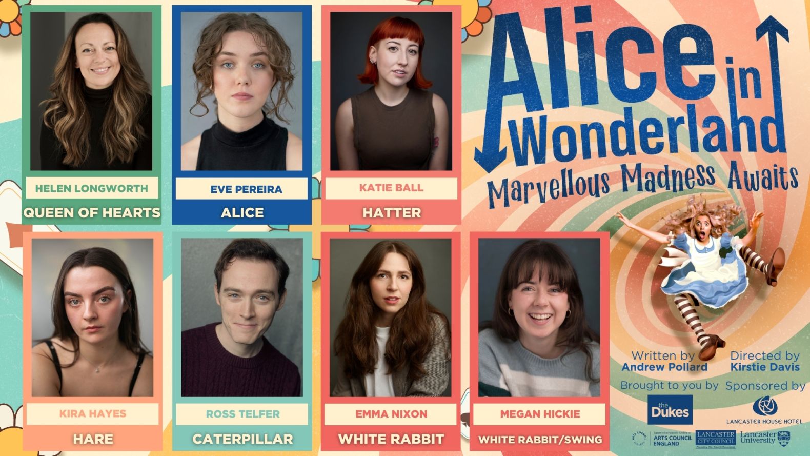 Announcing the cast for Alice in Wonderland