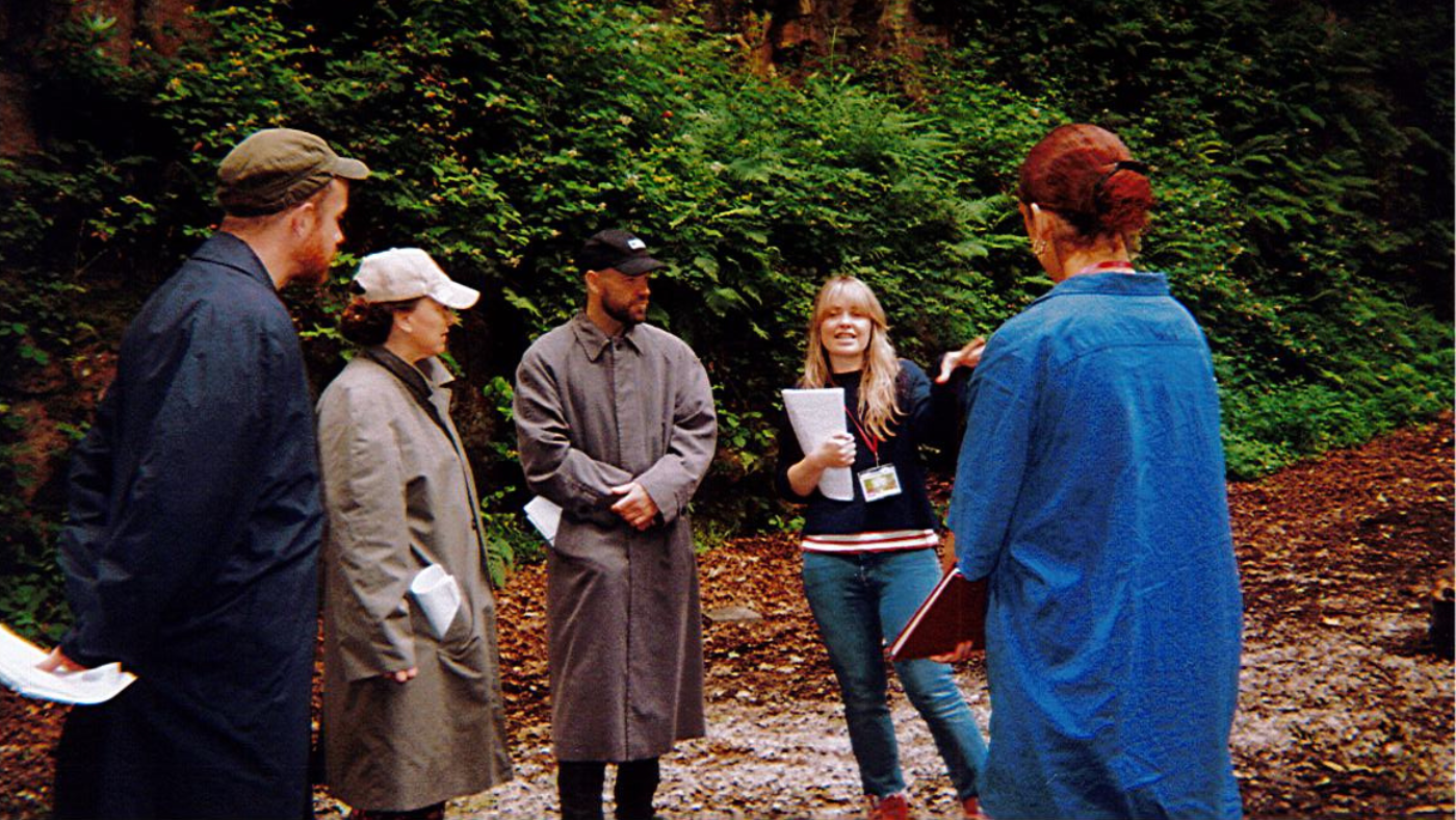 Elvi Piper giving direction to the cast playing the Munchkins and Dorothy. Photo taken by The Wizard of Oz Team. 
